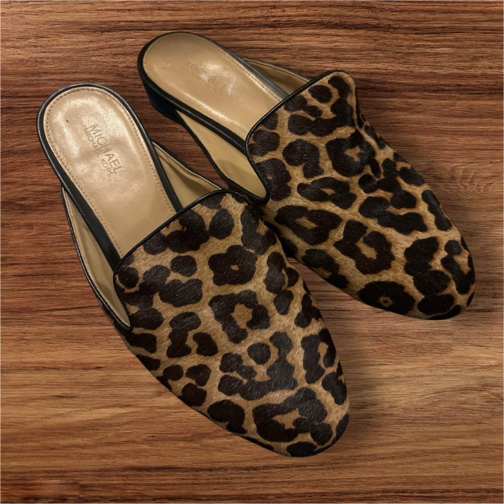 Michael Kors Animal Print Clogs